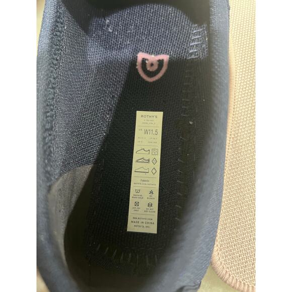 Rothy’s The Driver Navy Knit Loafer Driving Shoe Men’s 10 / W11.5 Gum Sole main image 7